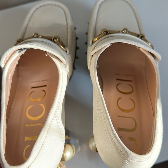 Gucci Vegas Pearl Studded Platforms - Picture 15 of 16